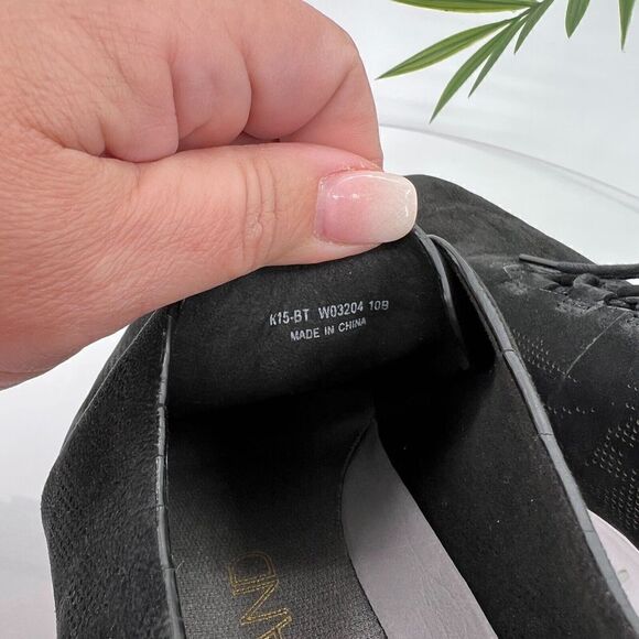 Cole Haan Women's ZeroGrand Oxford Sneaker Size 10 Trainer Black Suede Shoe - Picture 11 of 12